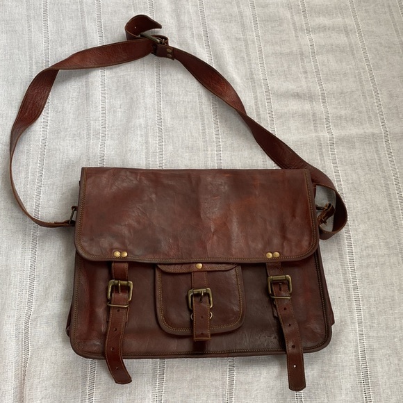 Komals Other - Komals Passion Leather Briefcase Laptop Messenger Bag Satchel.